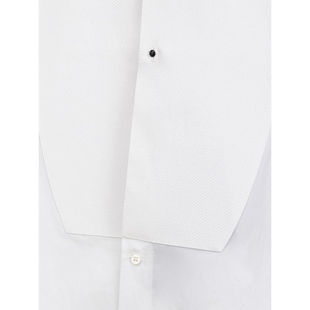 Dolce & Gabbana White Cotton Dress Shirt