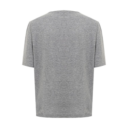 Dsquared² Chic Gray Cotton Tee for the Modern Woman