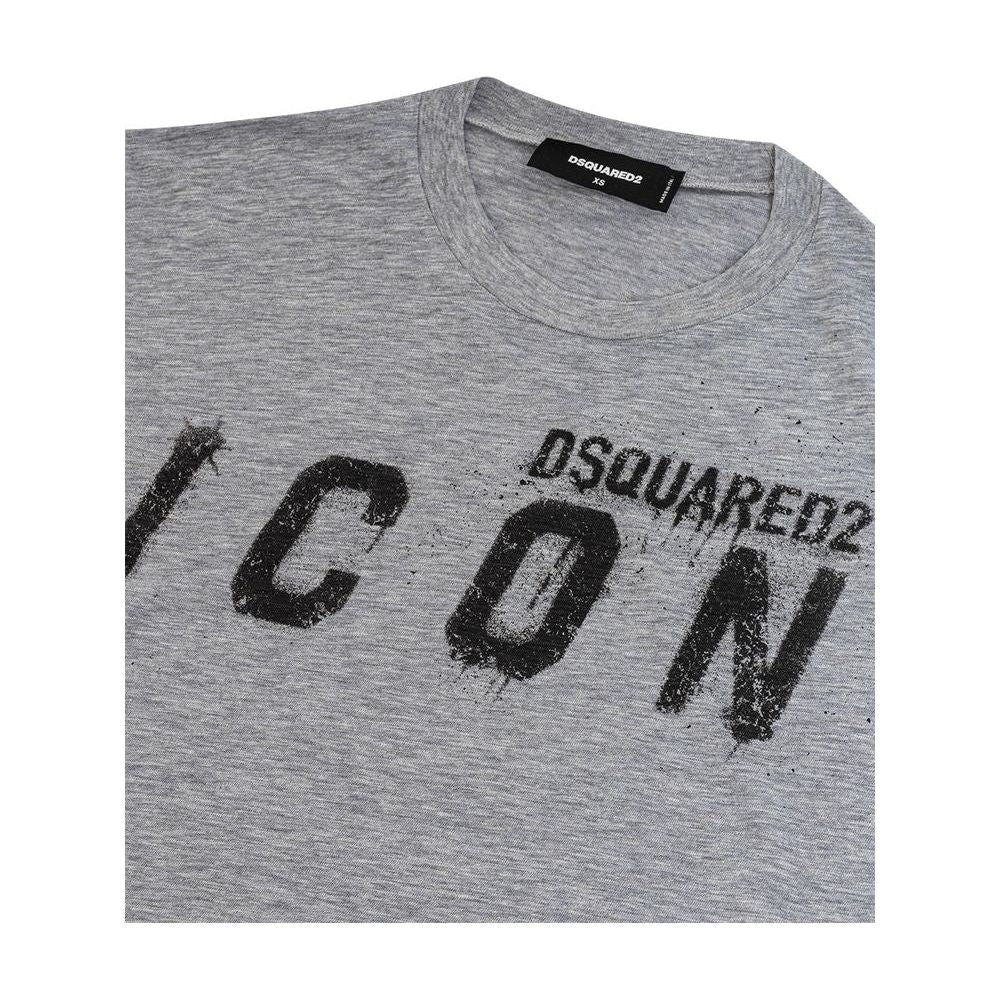 Dsquared² Gray Cotton T-Shirt