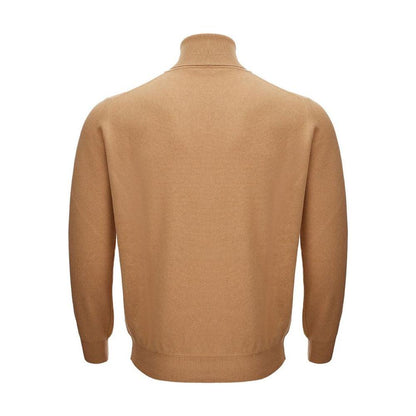 KANGRA Elegant Woolen Brown Sweater for Men