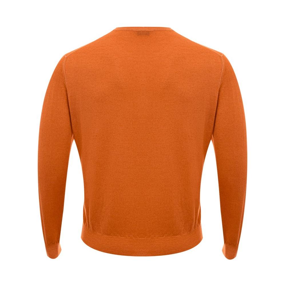 Gran Sasso Orange Wool Sweatshirt