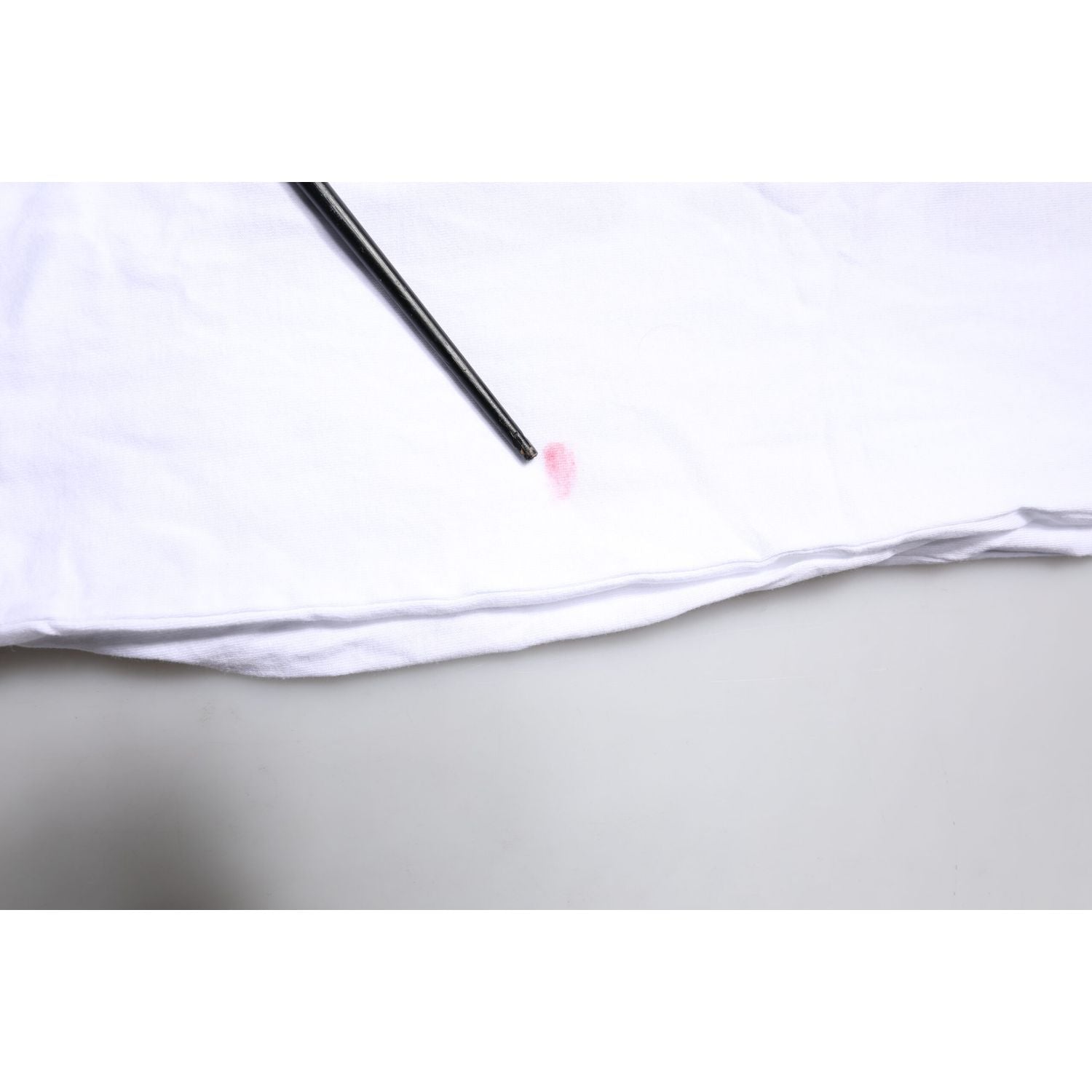 Dolce & Gabbana White Cotton Silk Blend Ascot Collar T-shirt