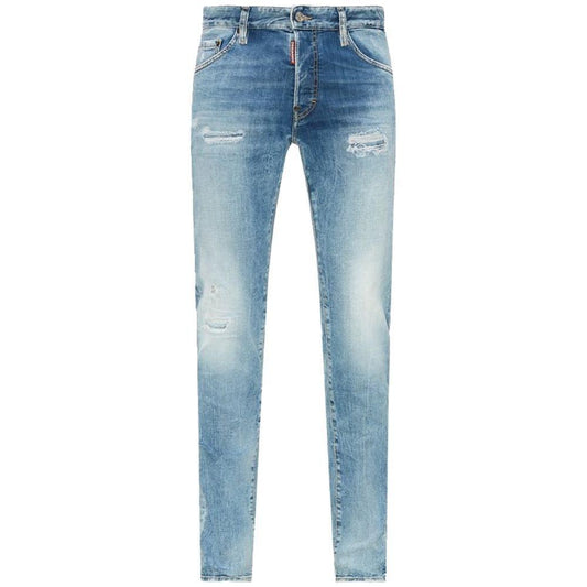 Dsquared² Blue Cotton Jeans & Pant DS-15248-IT56 | 3XL