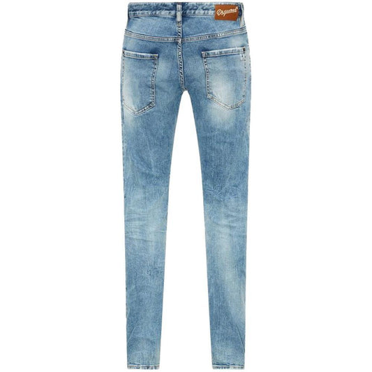 Dsquared² Blue Cotton Jeans & Pant DS-15248-IT56 | 3XL