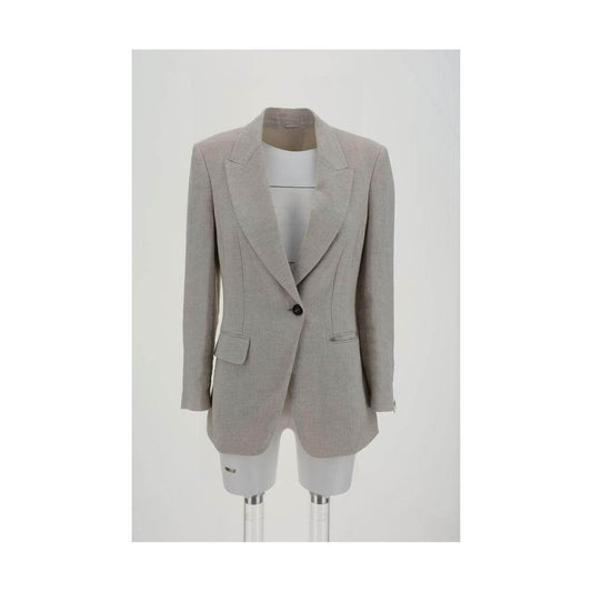 Brunello Cucinelli Linen Blazer BR-MH5477221C169-IT44 | L