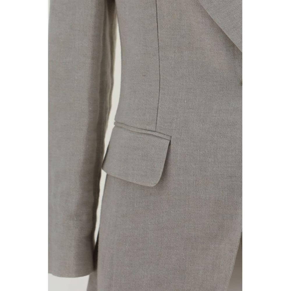 Brunello Cucinelli Linen Blazer BR-MH5477221C169-IT44 | L
