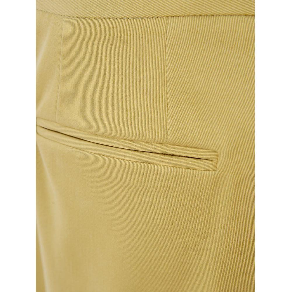 Lardini Gold Cotton Casual Pants