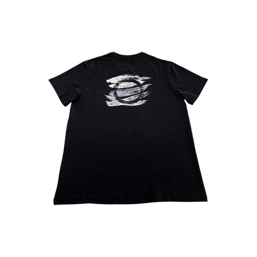 Trussardi Beachwear Black Cotton T-Shirt