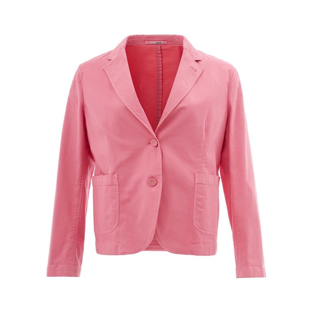 Lardini Elegant Pink Cotton Jacket for Her