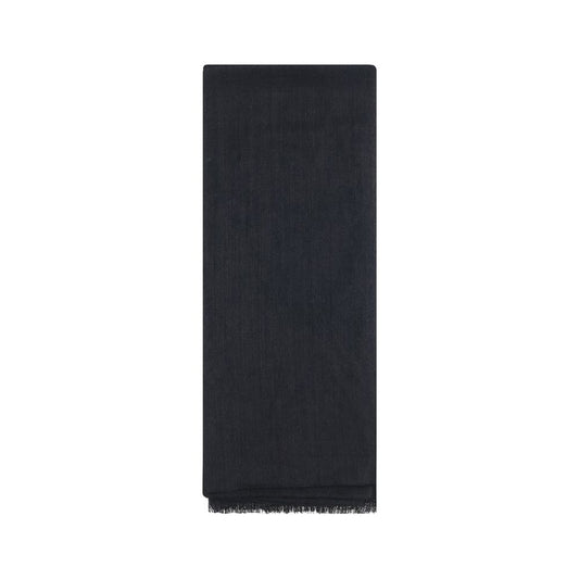 Brunello Cucinelli Black Cashmere Scarf