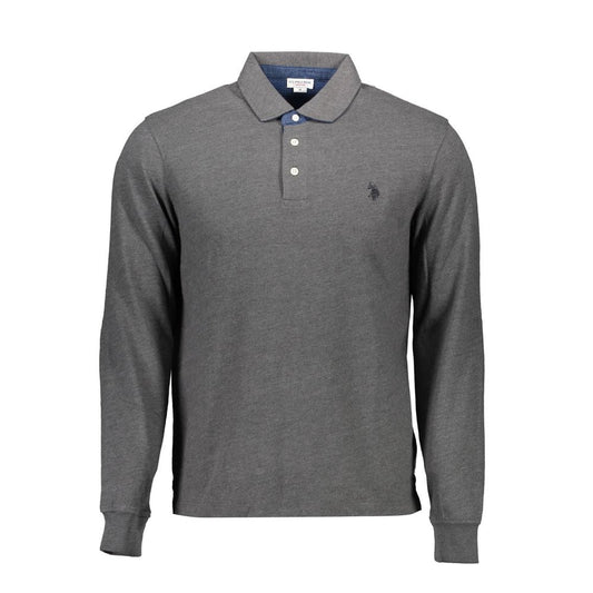 U.S. POLO ASSN. Gray Cotton Polo Shirt