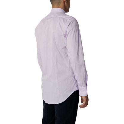 Liu Jo Purple Cotton Dress Shirt