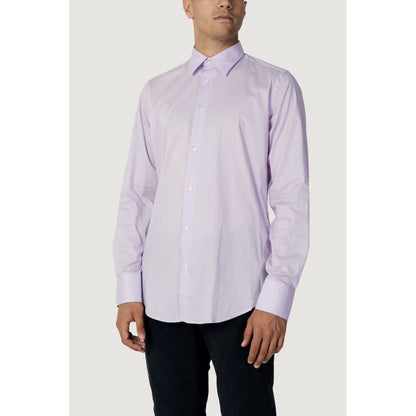 Liu Jo Purple Cotton Dress Shirt