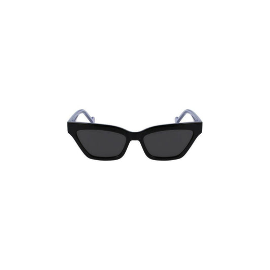 Liu Jo Black Injected Women Sunglass Liu Jo Dark Slate Gray