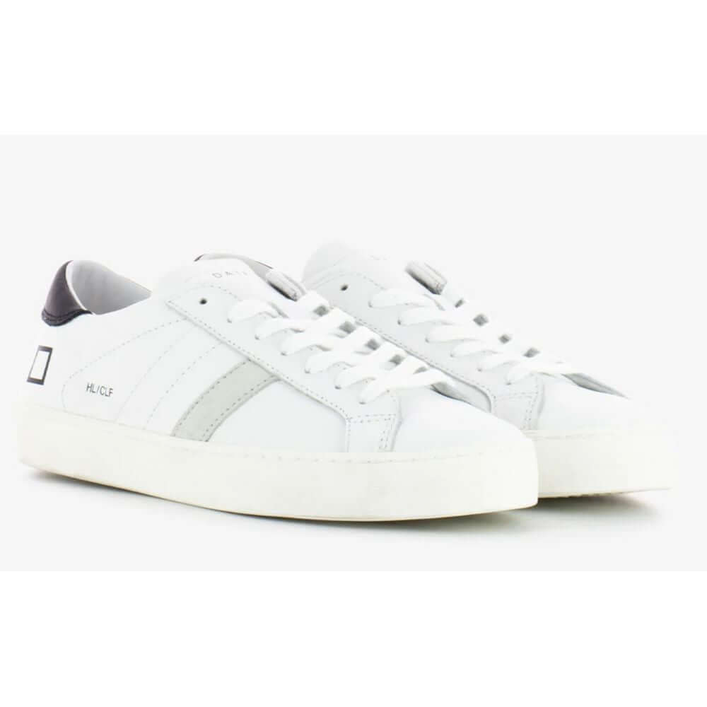 D.A.T.E White Leather Sneaker