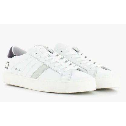 D.A.T.E White Leather Sneaker