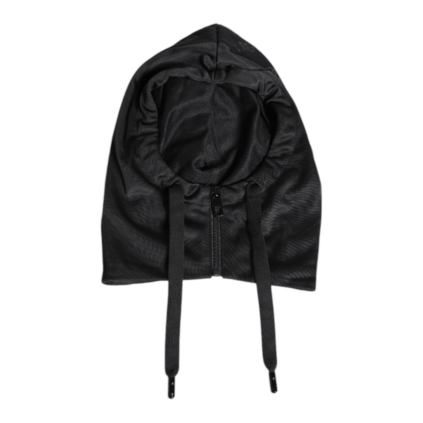 Dolce & Gabbana Black Polyester Whole Head Wrap Hat