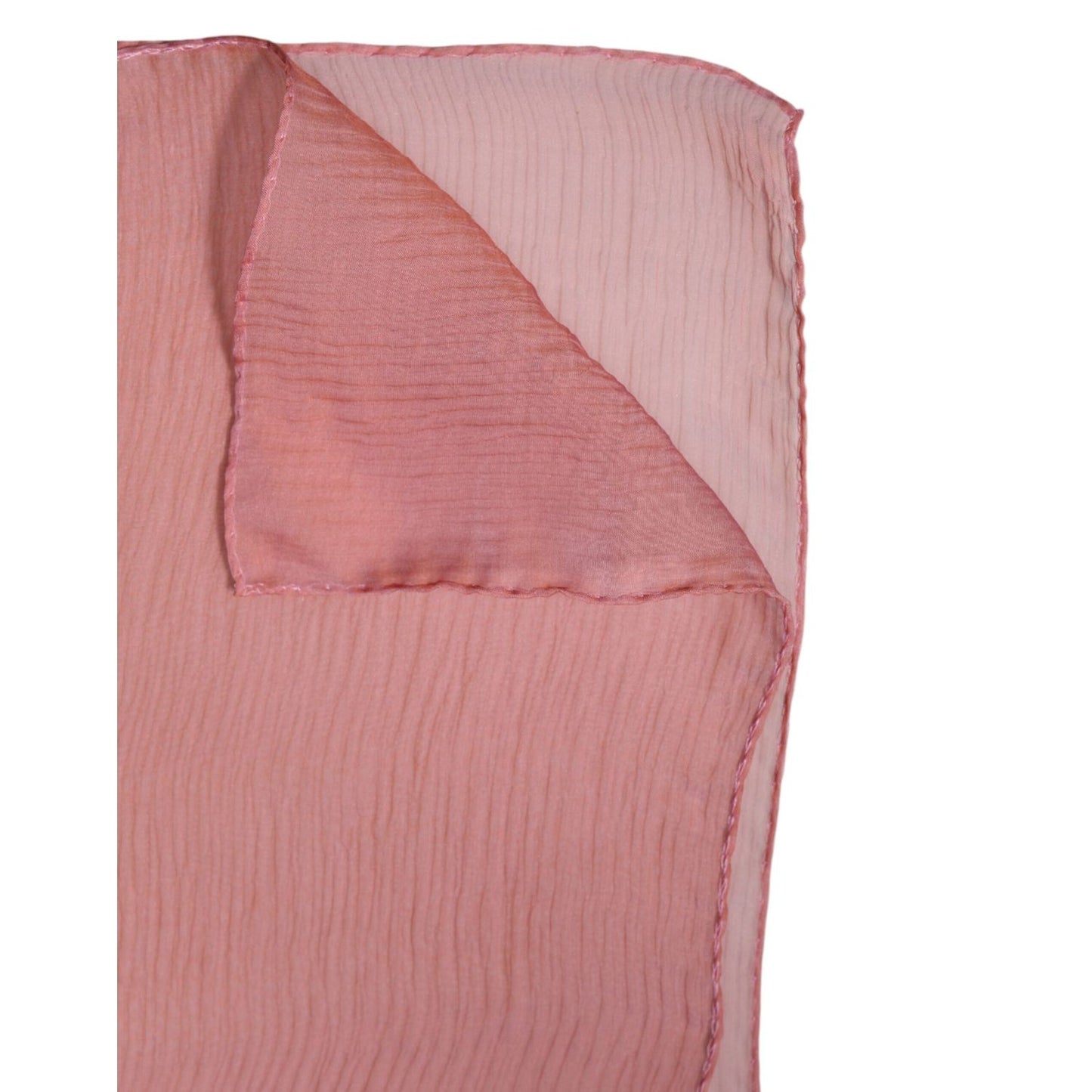 Dolce & Gabbana Pink Silk Rectangle Women Wrap Shawl Scarf