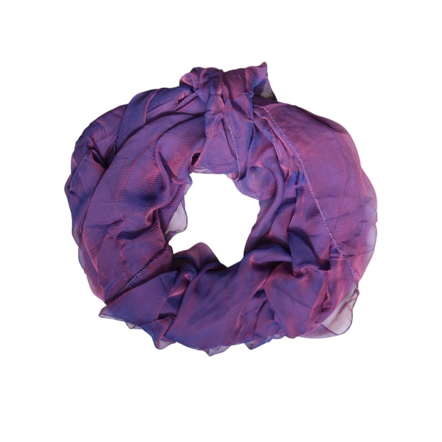 Dolce & Gabbana Purple Silk Rectangle Wrap Shawl Scarf