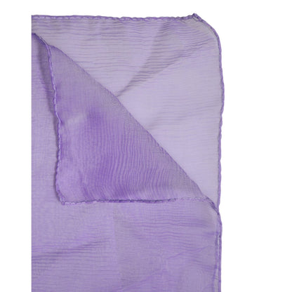 Dolce & Gabbana Purple Silk Rectangle Wrap Shawl Scarf
