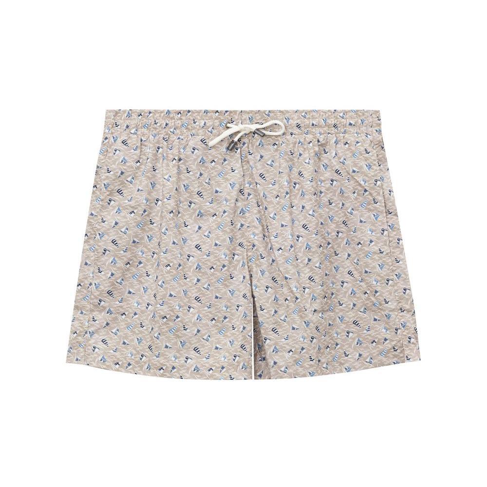 Canali Beige Polyester Swim Short CA-9186672-S
