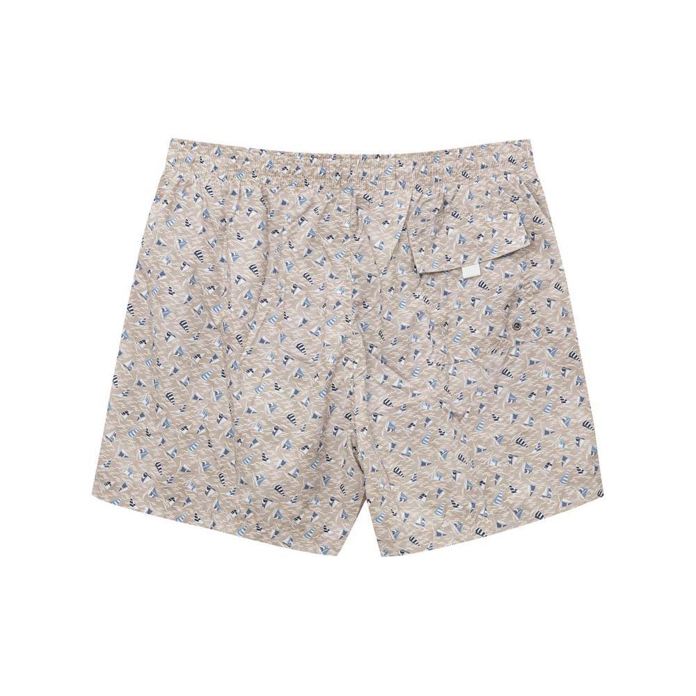 Canali Beige Polyester Swim Short CA-9186672-S