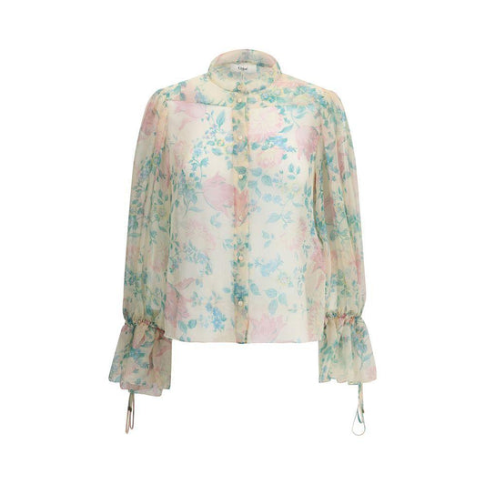 Chloé Sheer Blouse CH-CH25UHT5045924T-IT40 | M