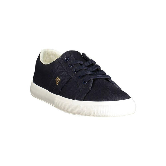Ralph Lauren Blue Cotton Women Sneaker RA-38001-EU41/US11