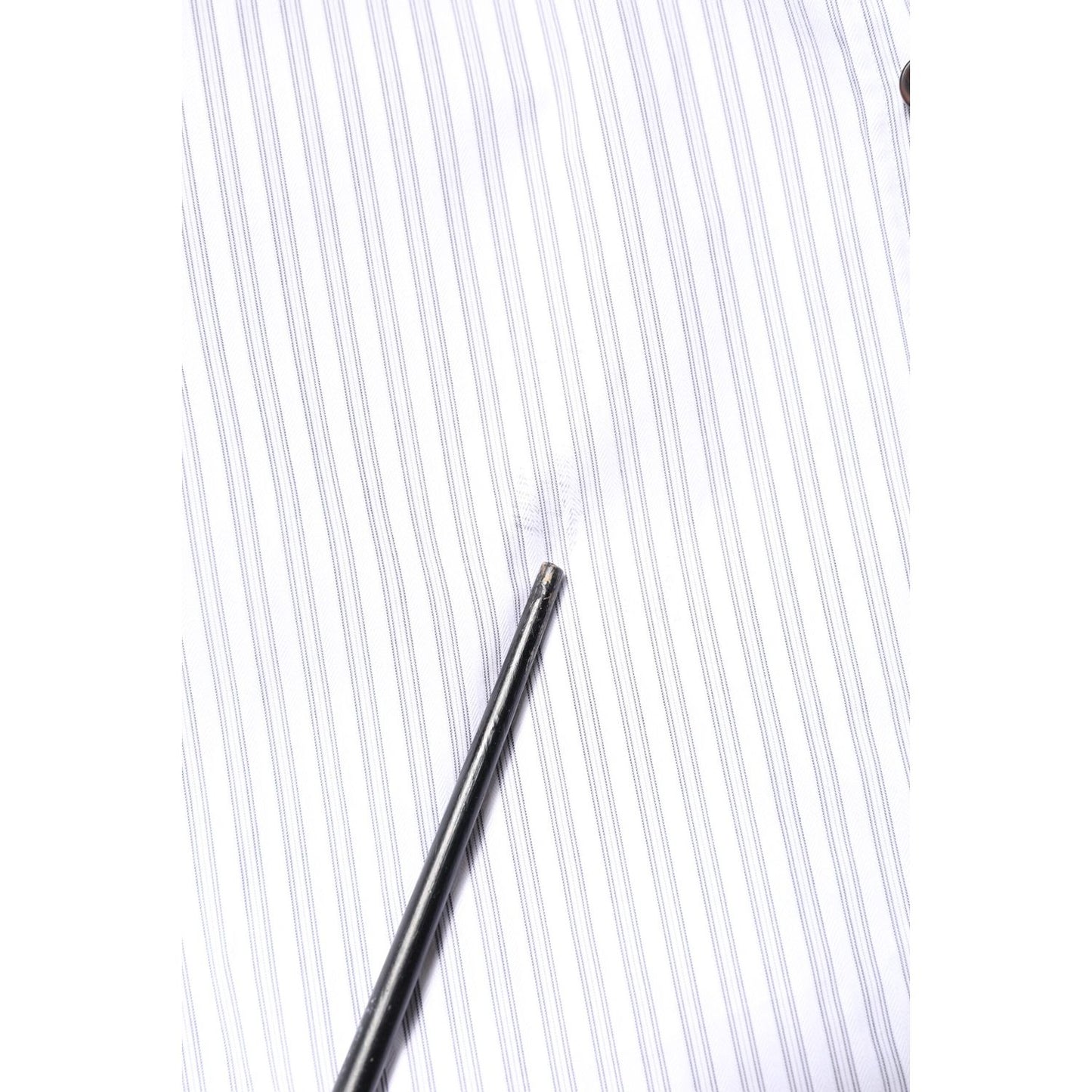 Dolce & Gabbana White Striped Cotton MARTINI Men Dress Shirt