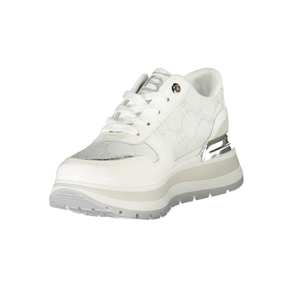 Laura Biagiotti White Polyester Women Sneaker with premium materials and intricate details.