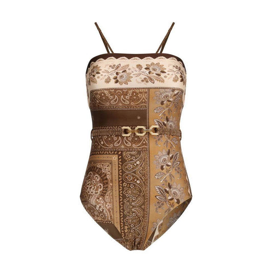 Zimmermann Lucky one-piece Swimsuit ZI-4619WSS252CHCBAN-1