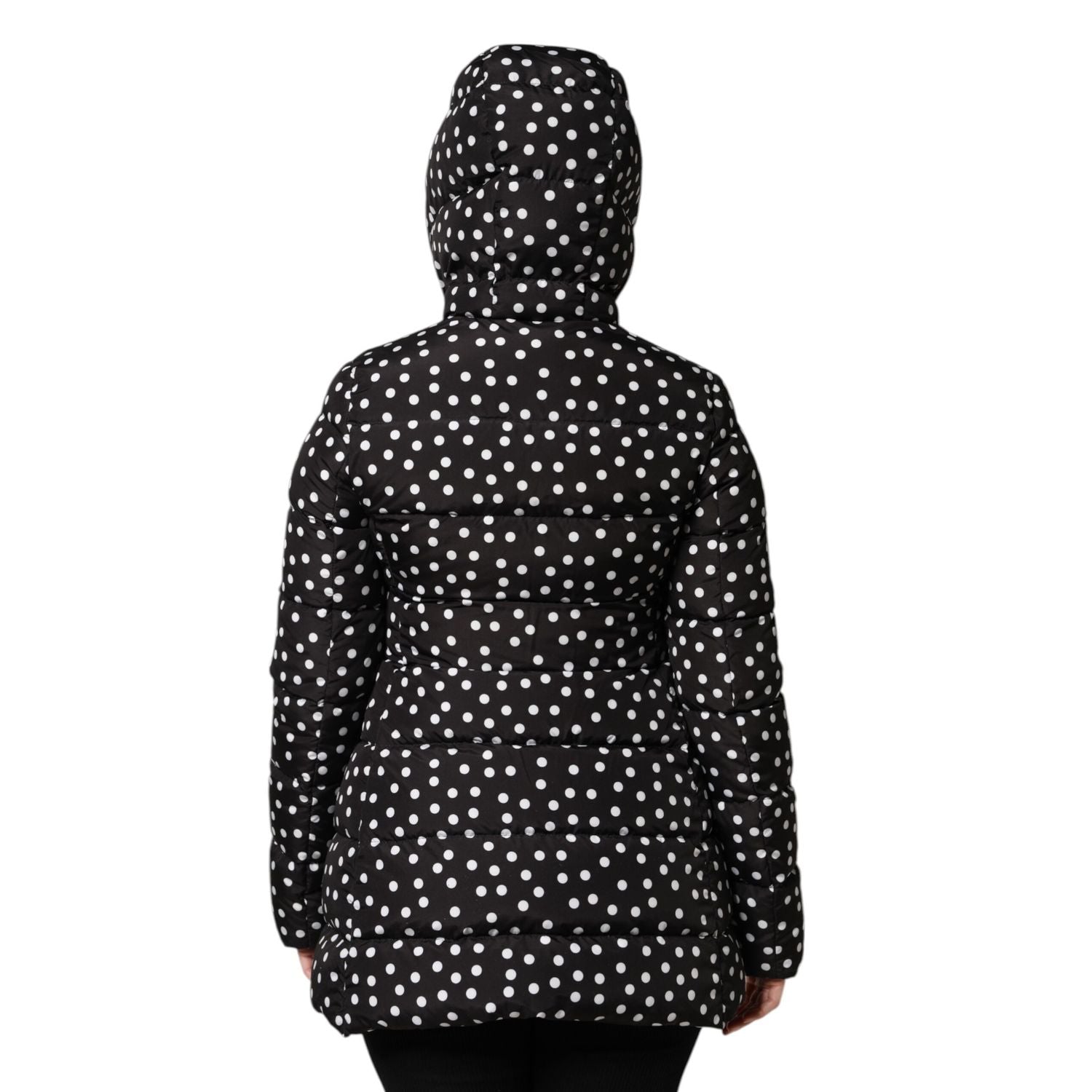 Dolce & Gabbana Black Puffer Hooded Zip Reversible Jacket