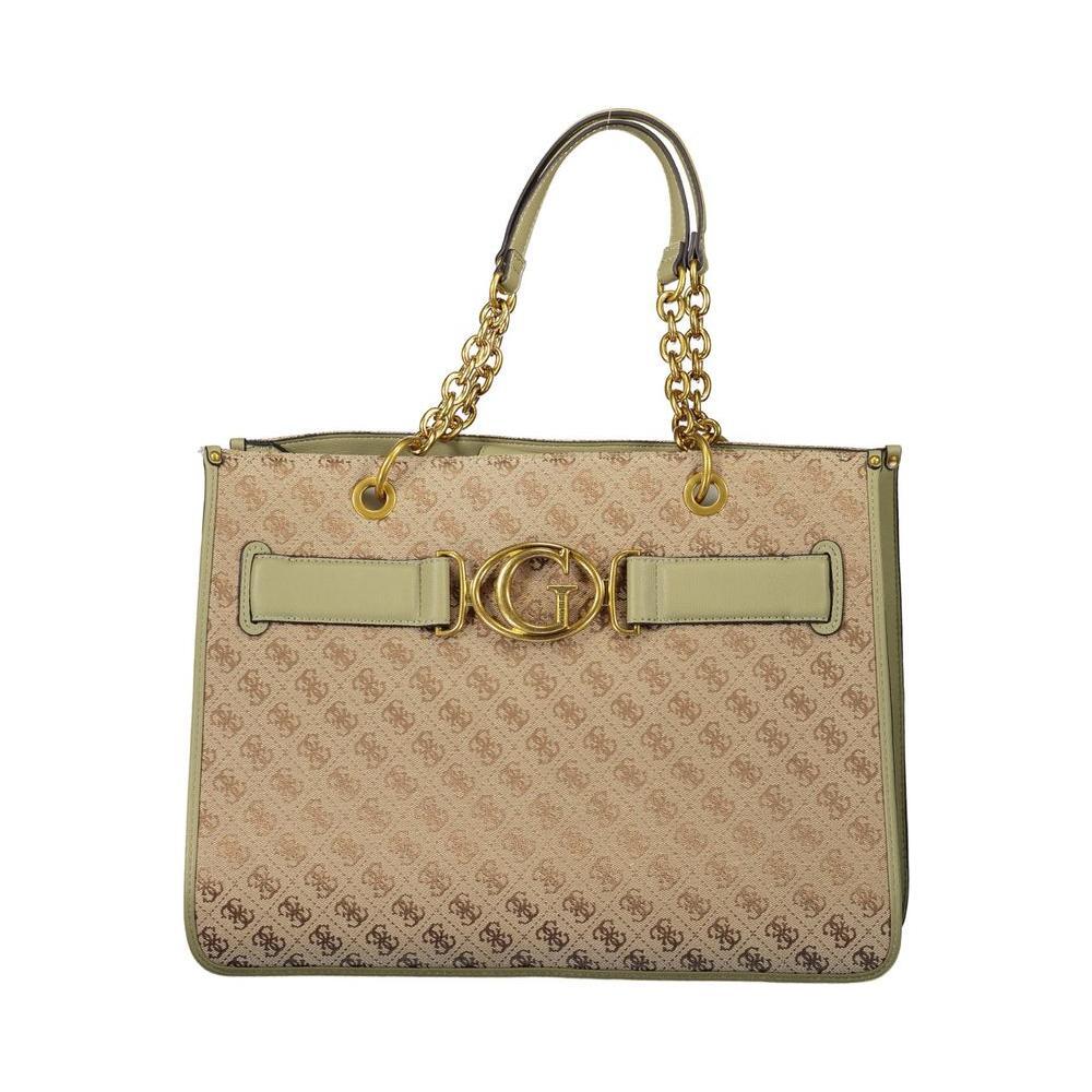 Guess Jeans Green Polyester Women Handbag GU-10179