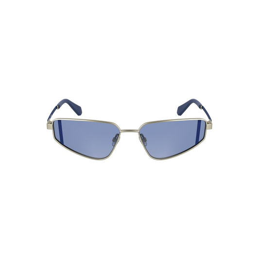 Calvin Klein Gray Metal Sunglasses