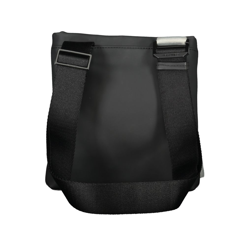 Front view with bag zipped and handles upright.