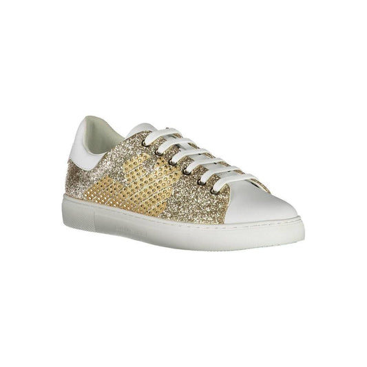 Emporio Armani Gold Polyester Women Sneaker EM-870-EU35/US5
