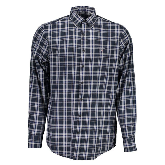 Gant Blue Cotton Men Shirt