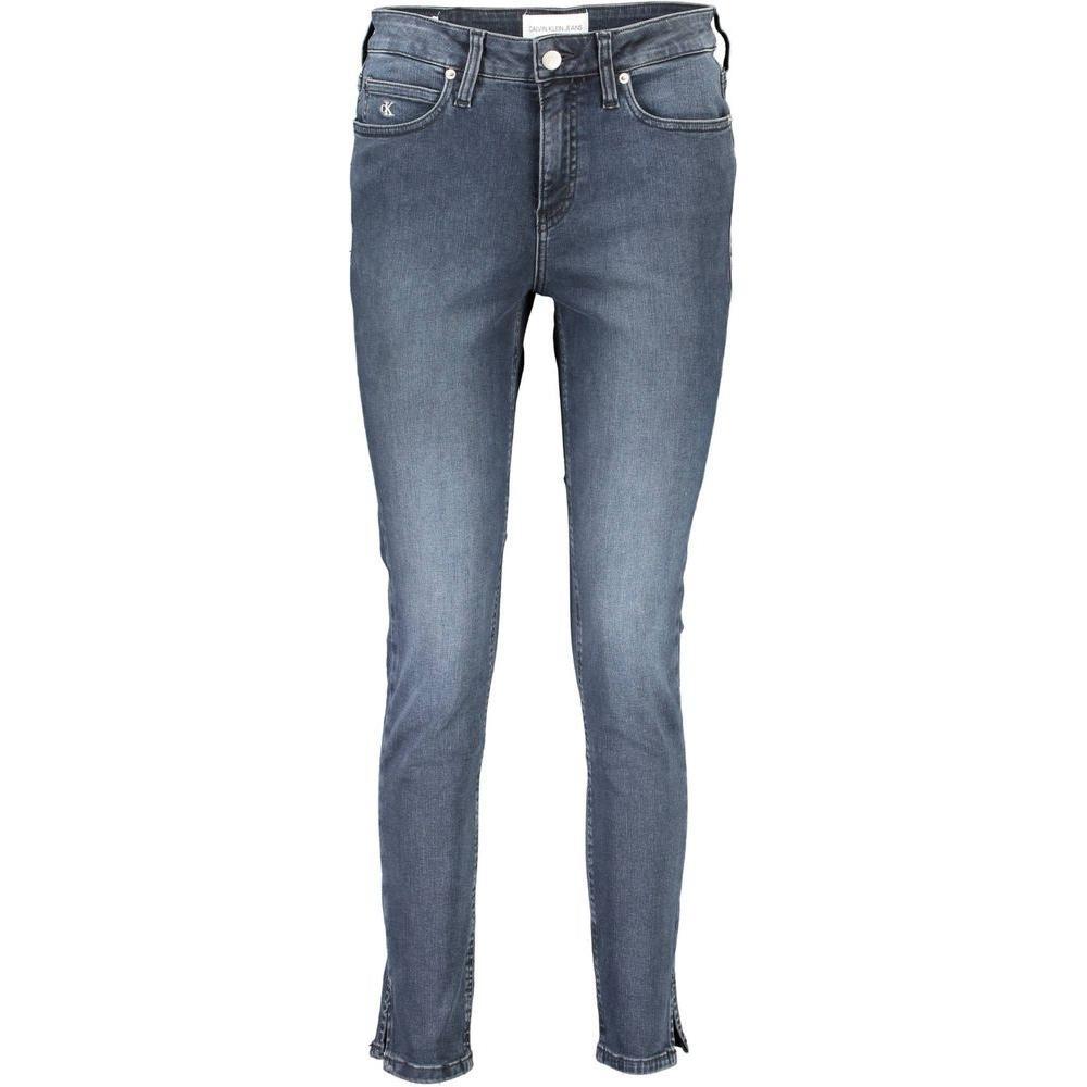 Calvin Klein Blue Cotton Women's Skinny Jean