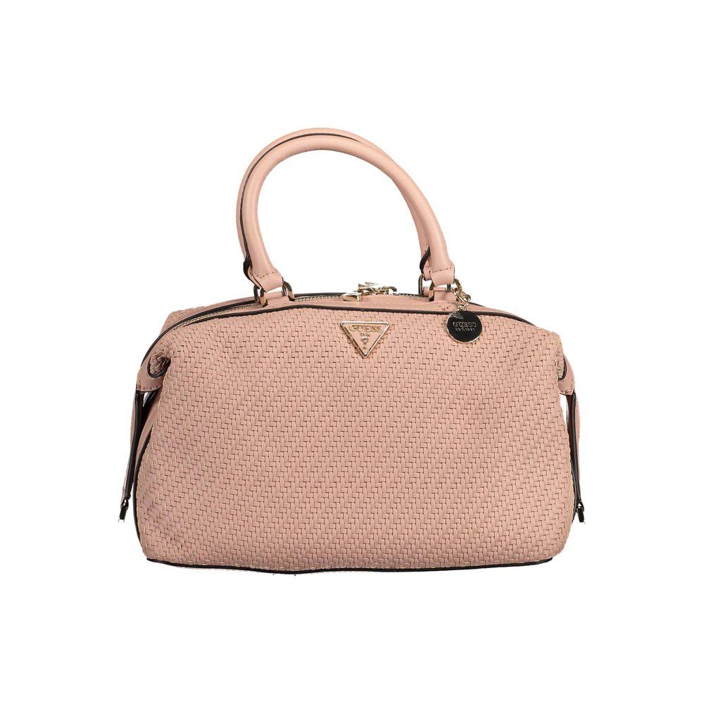 Front view with bag zipped and handles upright.