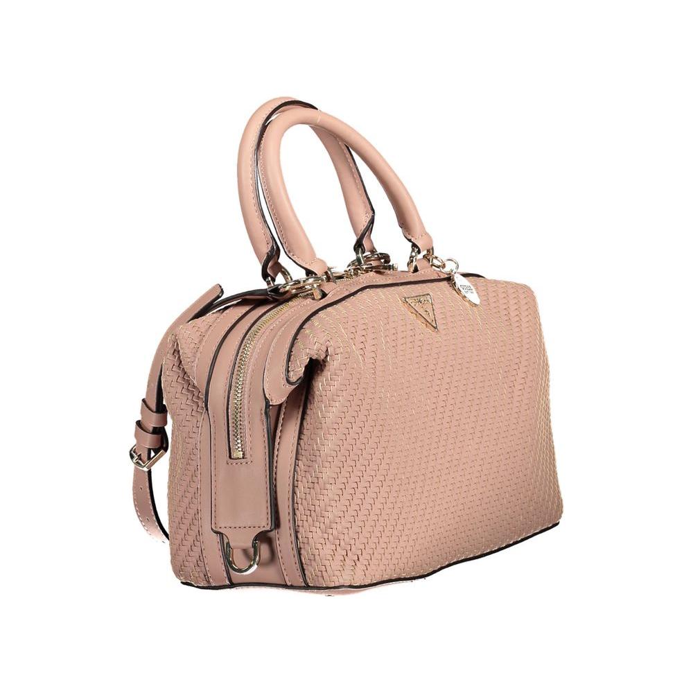 Front view with bag zipped and handles upright.