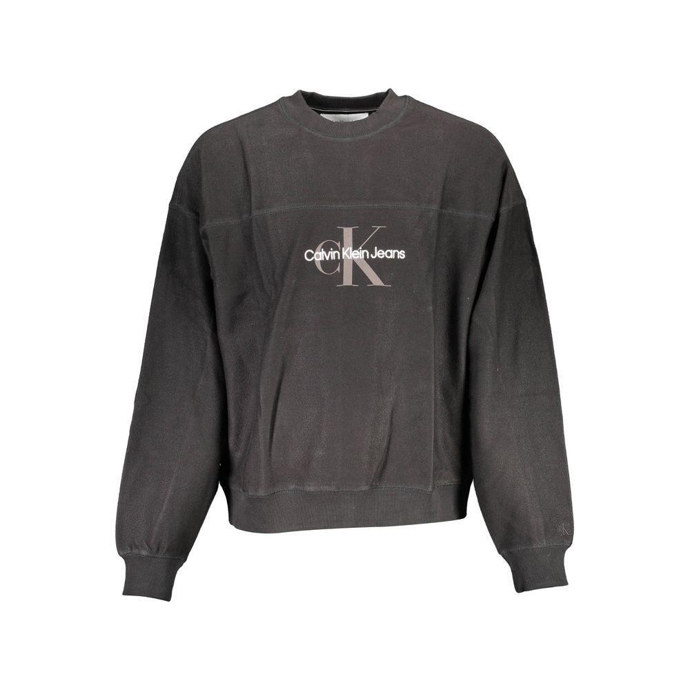 Calvin Klein Black Cotton Men Sweater