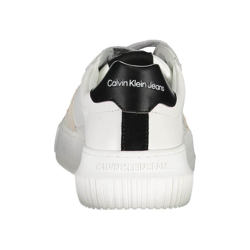 Calvin Klein White Polyester Sneaker