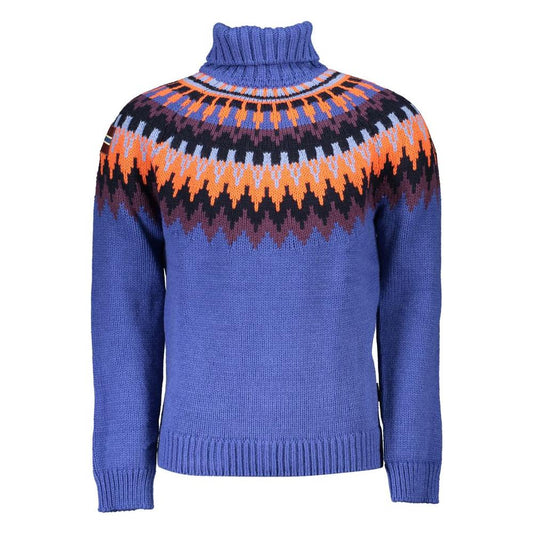 Napapijri Blue Acrylic Men Sweater