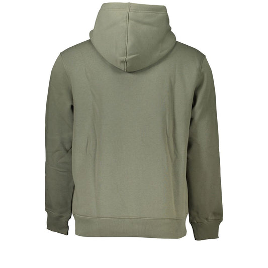 Calvin Klein Chic Green Fleece Hooded Sweatshirt CA-27212-XXL