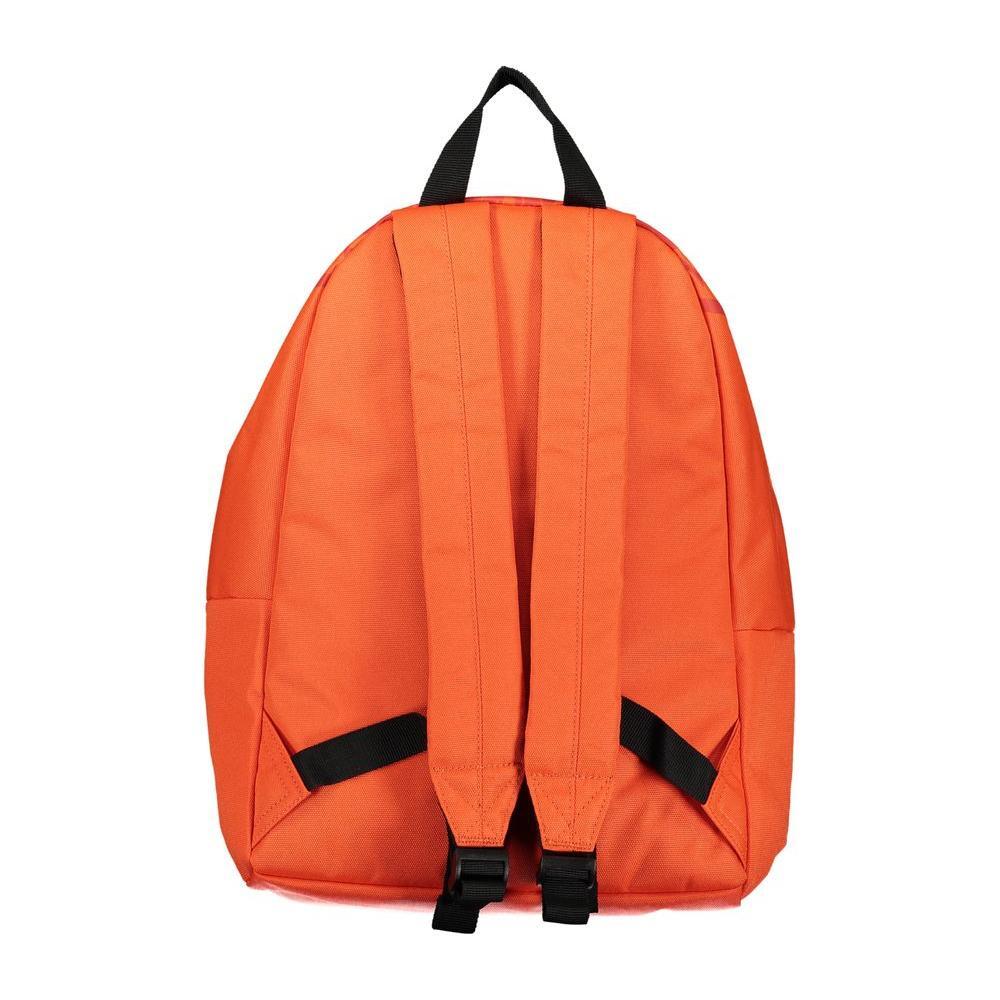 Napapijri Chic Pink Cotton Backpack with Contrast Details NA-28379