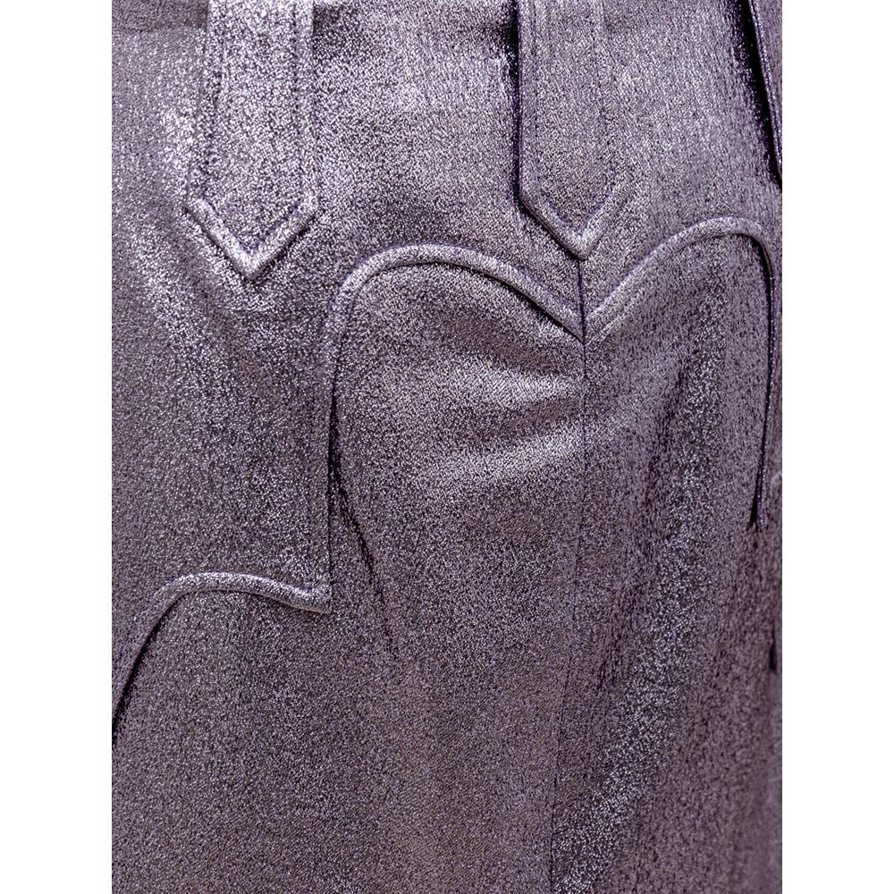 Tom Ford Purple Polyamide Midi Skirt