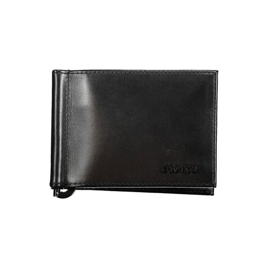 Calvin Klein Black Leather Men Wallet