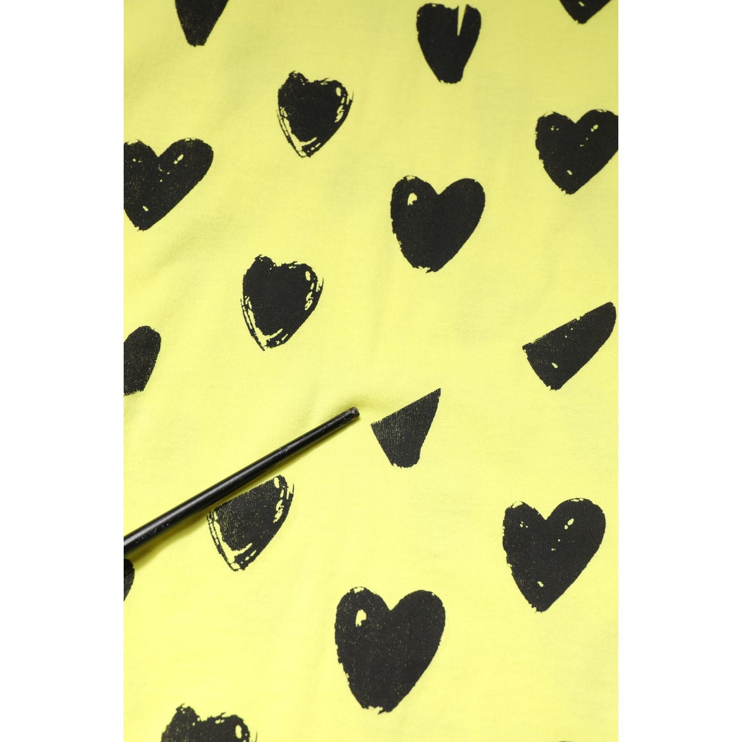 Dolce & Gabbana Yellow Cotton Sleeveless DG Heart T-shirt