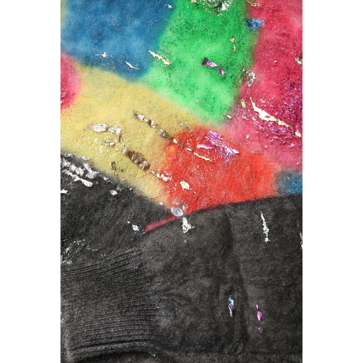 Dolce & Gabbana Multicolor Mohair Turtleneck Pullover Sweater