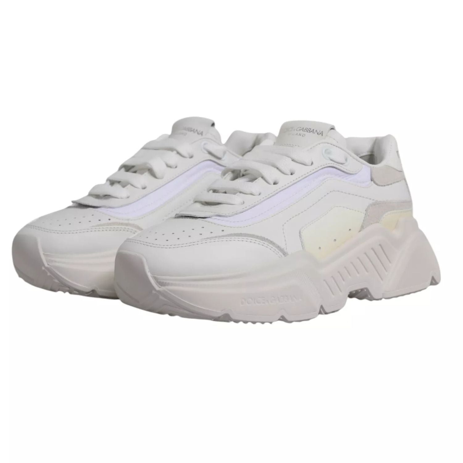 Dolce & Gabbana White Daymaster Low Top Mens Sneakers Shoes